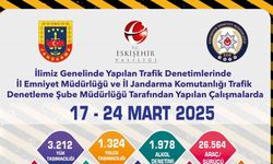 Eskişehir’de son 1 haftada 30 bine yakın sürücü denetlendi