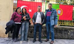 Türk bayrağı, Portekiz ve İtalya'da proje ortaklarıyla birlikte dalgalandırdı