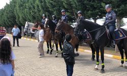 Atlı jandarmalar ilgi gördü
