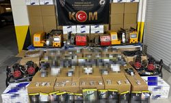 Eskişehir'de piyasa değeri 1 milyon lira olan kaçak sigara ve malzemesi ele geçirildi