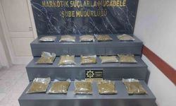 18 kilo zehir yakalandı