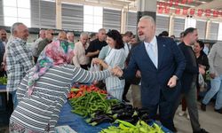 Bir kapalı pazar yeri daha açıldı