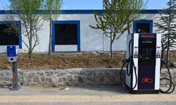 Elektrikli araç şarj istasyonu kuruldu