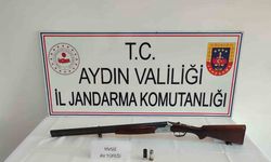 Ruhsatsız tüfek ele geçirildi