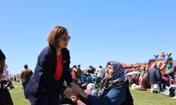 Yağmur duasında vatandaşlarla buluştu