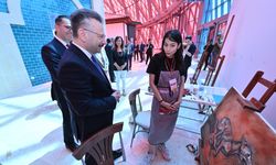 Vali Aksoy 'Genç Sanat Çalıştayı'na' katıldı