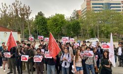 Eskişehir'de üniversitede gergin eylem