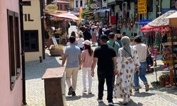 Eskişehir'de tarihi bölgede turist yoğunluğu
