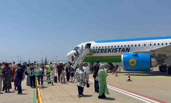 Özbekistan’dan Türkiye'nin o iline ilk direkt uçuş gerçekleşti