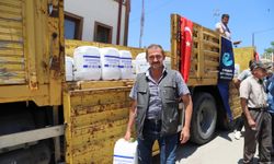 Büyükşehir'den o ilçemizin üreticisine gübre desteği