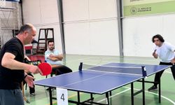 Sivrihisar'da masa tenisi heyecanı yaşandı