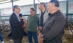 Başkan Ataç'tan hayvan pazarına ziyaret