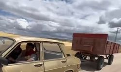 Eskişehir'de tehlikeli yolculuk pes dedirtti!