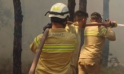 Yangında şehit olan ekibin son görüntüsü