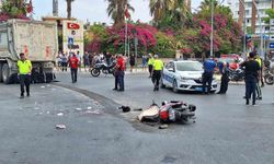 Kamyon ile motosiklet çarpıştı: 1 ölü, 1 yaralı