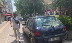 Eskişehir’de trafiğe kapalı yola araç parkı tepki çekti