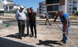 Eskişehir'deki o mahallede asfalt çalışması