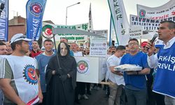 Eskişehir'de işçiler yine eylemdeydi