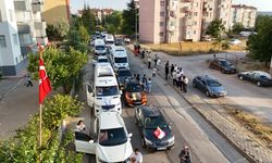 Eskişehir'de renkli konvoy...