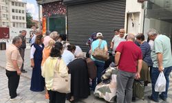 Eskişehir'de bu kaldırımda yoğunluk!
