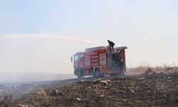 Eskişehir'de boş arazide yangın çıktı