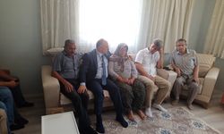 Orman şehidinin ailesine ziyaret