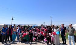Mevsimlik işçi çocuklarına unutulmaz gün