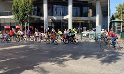 Eskişehir'de Zafer Bayramı için pedal çevirdiler