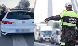 O araçlar trafikten men edildi