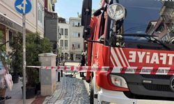 3 katlı binada yangın paniği