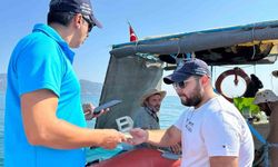 Balıkçılar hem denetlendi hem de bilgilendirildi