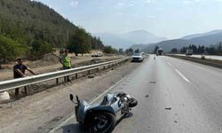 İki motosiklet çarpıştı: 2 yaralı