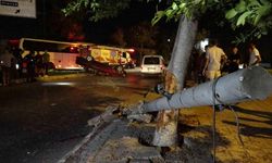 Kontrolden çıkan otomobil, takla atarak durabildi: 1 yaralı