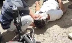 Motosiklet ile otomobil çarpıştı: 2 yaralı