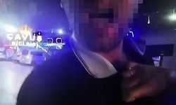 Motosikletlinin önünü kestiler