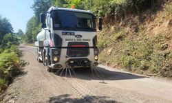 Şelaleye giden yolda hummalı çalışma