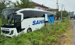 Yolcu otobüsü kaza yaptı: Yaralılar var
