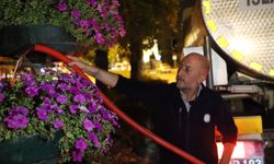 Kentin yeşil alanlarına işte böyle bakım yapıyorlar...