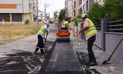 Asfalt ve kaldırımlar yenileniyor