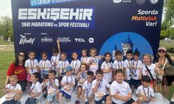 Minikler Yarı Maraton Festivali'nde.... Anaokulu öğrencilerinden spor bilinci