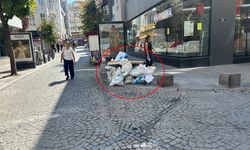 Eskişehir merkezinde yakışmayan manzara