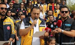 Eskişehir'de sağlıkçılardan tepki! " Sağlıkta şiddet son bulsun"