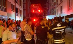 Eskişehir'de apartman kilerinde korkutan yangın...