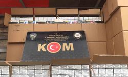 4 milyon 700 bin kaçak makaron ele geçirildi