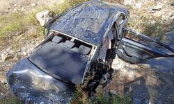 Otomobil hurdaya döndü, sürücüsü yaralı kurtuldu