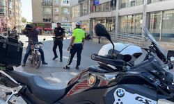 Polisin motosiklet denetimleri devam ediyor