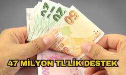 Çiftçilere müjde! 47 Milyon TL'lik destek...