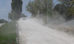 Eskişehir'deki o cadde toz bulutuna döndü