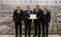 Eskişehir Defterdarlığı'ndan OSB'ye Teşekkür Belgesi