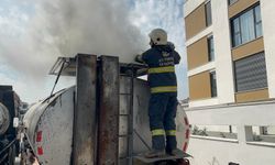 Eskişehir’de zift tankerinde yangın!